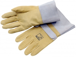 Schutzhandschuhe aus Leder